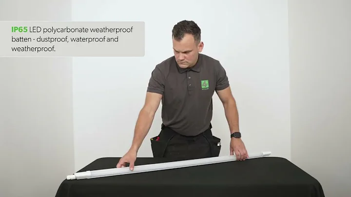 How to install 4lite's IP65 Advantage Weatherproof Twin 1200 Batten
