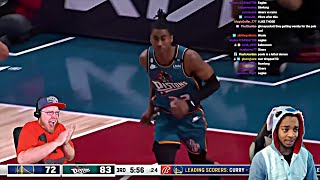 FLIGHTREACTS AND CURRY CANT STOP THE TEAL DETROIT PISTONS