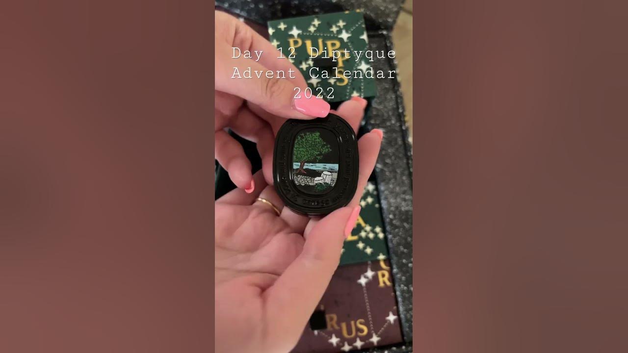 Day 12 Diptyque Advent Calendar 2022 Philosykos Solid Perfume YouTube