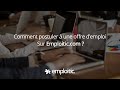 Comment bien postuler sur emploiticcom 