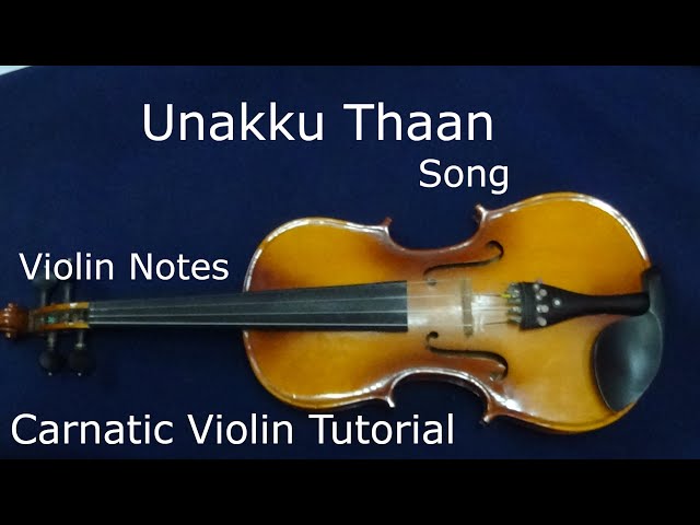 #violintutorial #violinotes #violinshorts #violincover Unakku Thaan class=