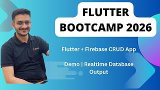 Flutter + Firebase CRUD App Demo | Realtime Database Output