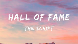 The Script - Hall Of Fame (Lyrics) - Dua Lipa, Billie Eilish, Jason Aldean, Noah Kahan With Post Mal
