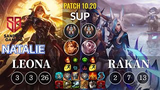 SB Natalie Leona vs Rakan Sup - KR Patch 10.20