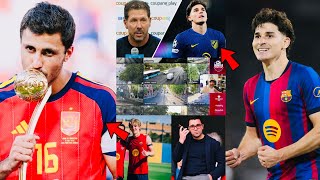 MAJOR BREAK🔥✅ JULIAN ALVAREZ OFFICIALLY TO MEET..ATM READY TO..BARCA NEW £120M OFFER FOR..RODRI IN🔥
