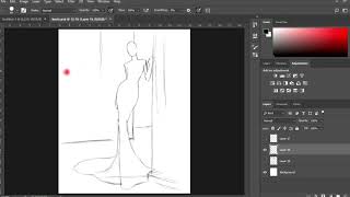 Fashion illustration with GWIN:  Kente Wedding dress screenshot 1