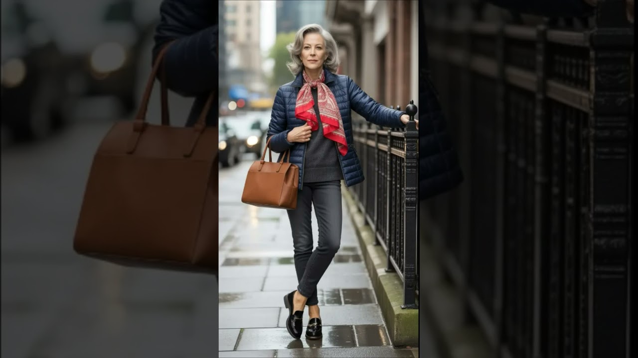 Как должна одеваться женщина 60+? Стиль, который омолаживает #aromafortuna #style #fashion #shorts