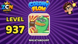Colony Flow Level 937 Walkthrough | New Update | Full Solution