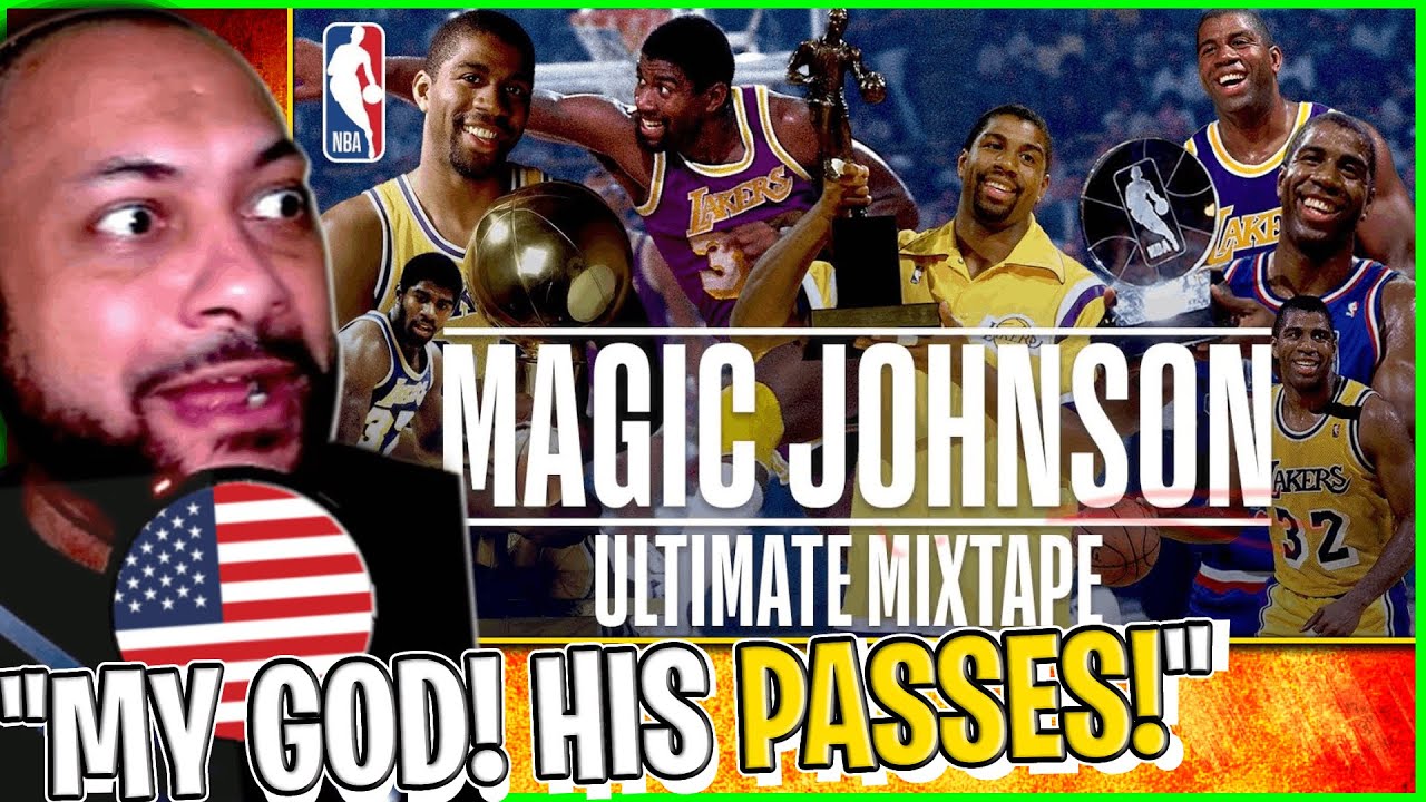 Lebron James Fan Reacts to Magic Johnson ULTIMATE Mixtape!