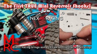 NX-400-R-Nexx Racing Reservoir Shock (4 pcs) for 1/18 TRX-4M
