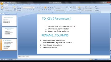 Python pandas adding droping and renaming columns in dataframe session 6