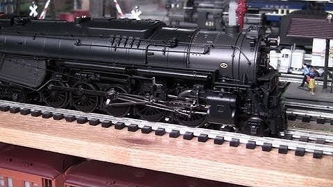 MTH Premier PRR J1 3-Rail O-Gauge Steam Locomotive Running On 2-Rail Track in True HD 1080p