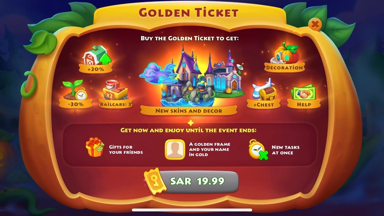Township Spooky Halloween event and gold pass YouTube