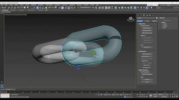 Making a Chain on 3Ds Max in 5minutes /snapshot/ path constrain