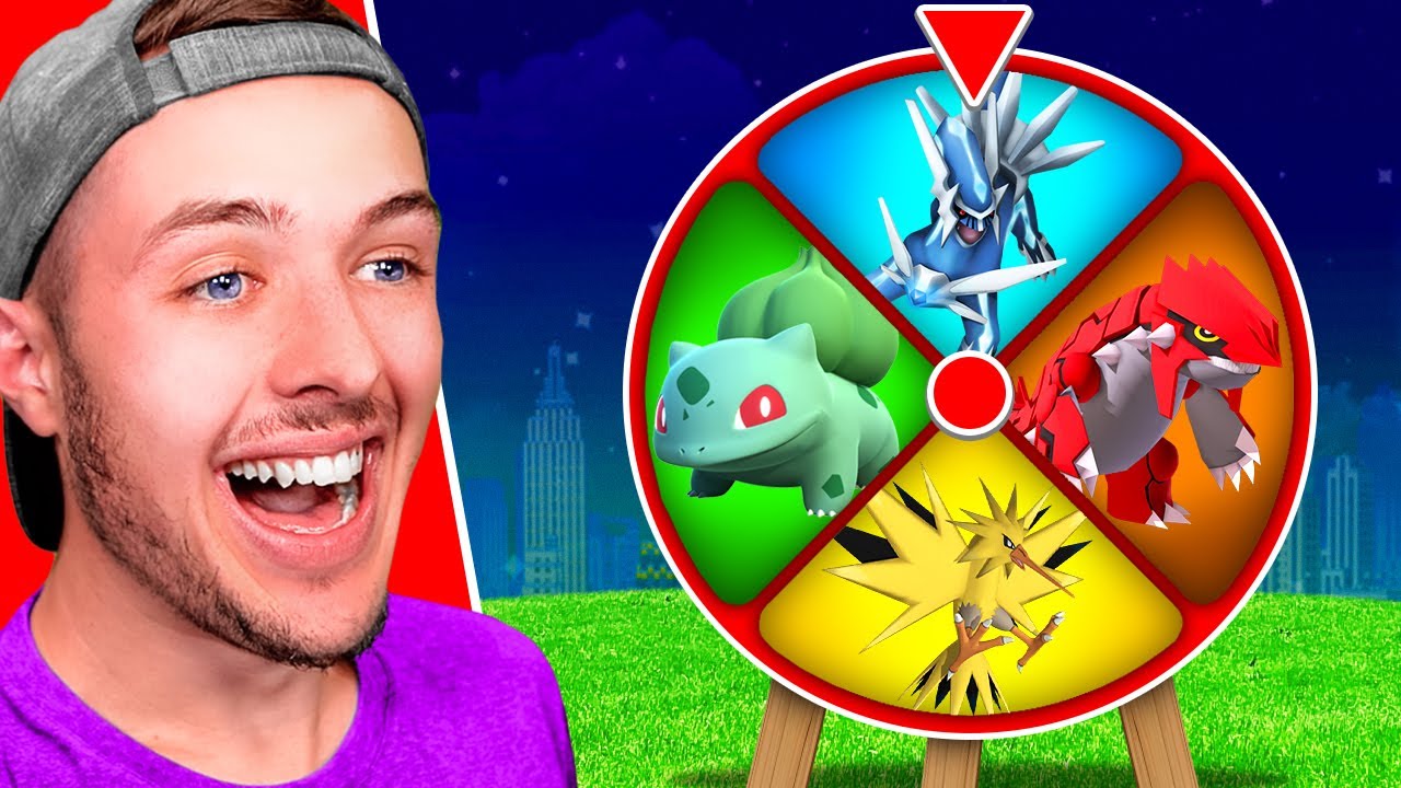 SPINNING a WHEEL to DECIDE Which COLOR POKEMON We CATCH! YouTube