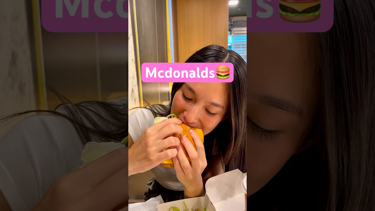 Trying the new menu at Mcdonald’s Austria 🇦🇹🍔 