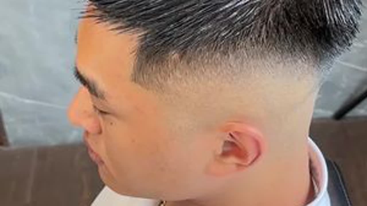 美式前刺教程 美式前刺你学废了吗？#美式前刺 #剪发教程