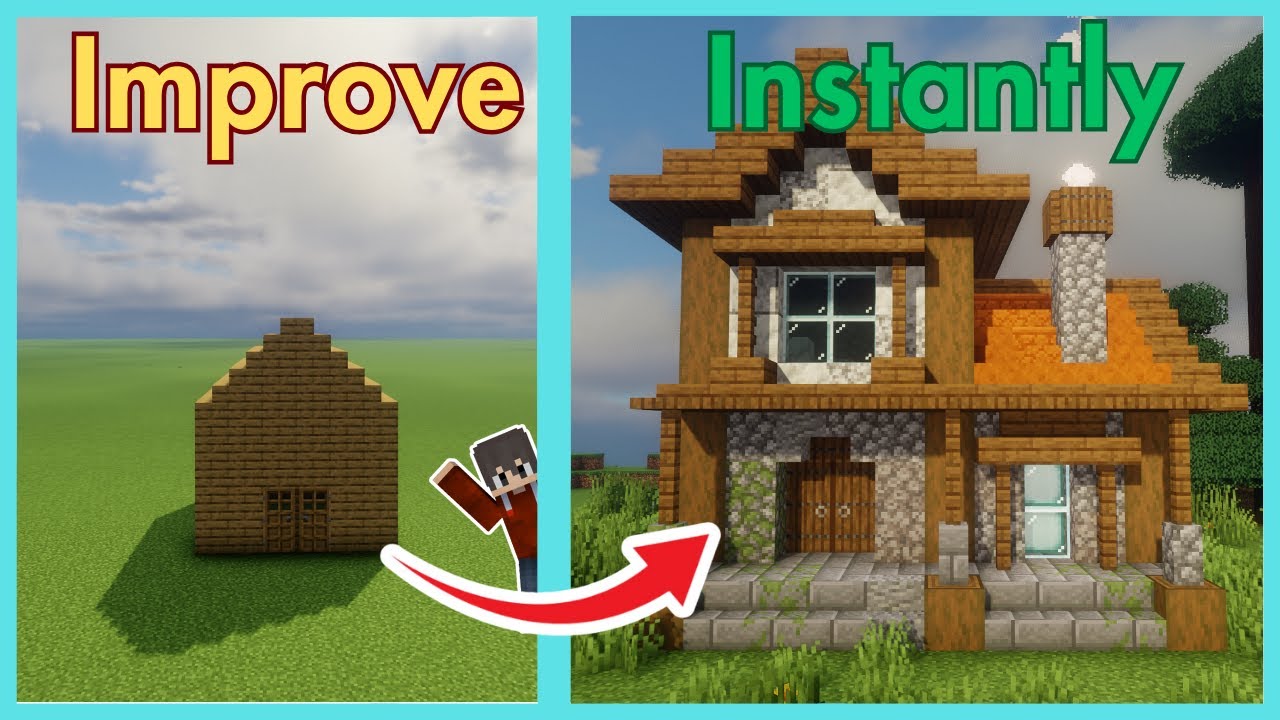 How to TEXTURE your Builds in Minecraft - YouTube