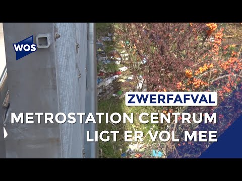 Station Maassluis centrum heeft afvalprobleem