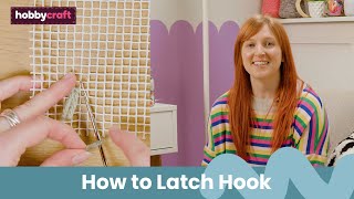 Learn to Latch Hook with Leisure Arts Latch Hook Kits! 