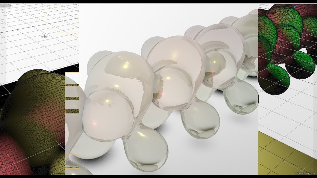 Vibrate MetaBall Emitter Animation making in Cinema 4D Tutorial - YouTube