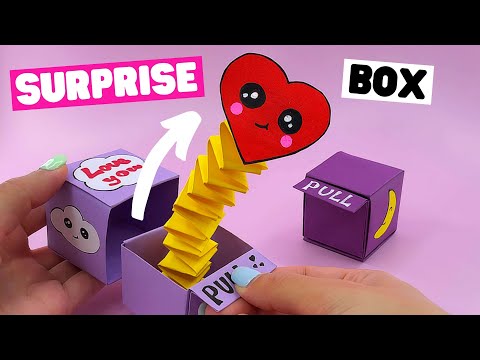 Video: How To Make A Paper Surprise Box