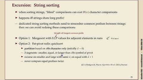 Algorithms of Bioinformatics (Winter 2025-26) 6-6 Suffix arrays and string sorting