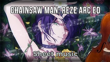 Chainsaw Man Movie Reze Arc Ending – JANE DOE | Cello Sheet Music