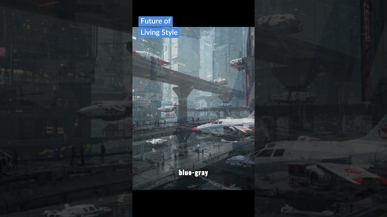 Massive Futuristic Sci-Fi City on Mars | Ground-Level View of a Technologically Advanced Metropolis