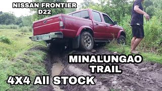 Minalungao 4X4 Trail || Nissan Frontier D22 4X4 All stock || Solo Trail
