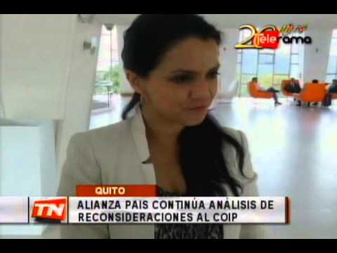 Alianza País continúa análisis de reconsideraciones al COIP