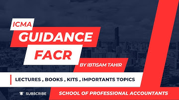 FACR Guidance (ICMAP)