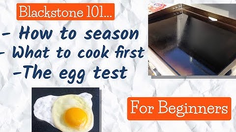 Blackstone Beginners Guide | How to Season and First Cook | #blackstone #letsgriddle #griddle
