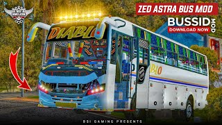 Zed Astra Bus Mod For Bus Simulator Indonesia Bussid New Bus Mod Bsi Gaming