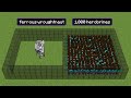 ferrous wroughtnaut vs 1000 herobrines (but herobrine is weak)