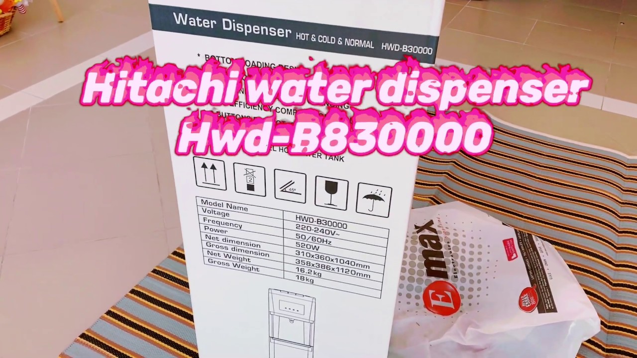 hitachi water dispenser hwdb3000 YouTube