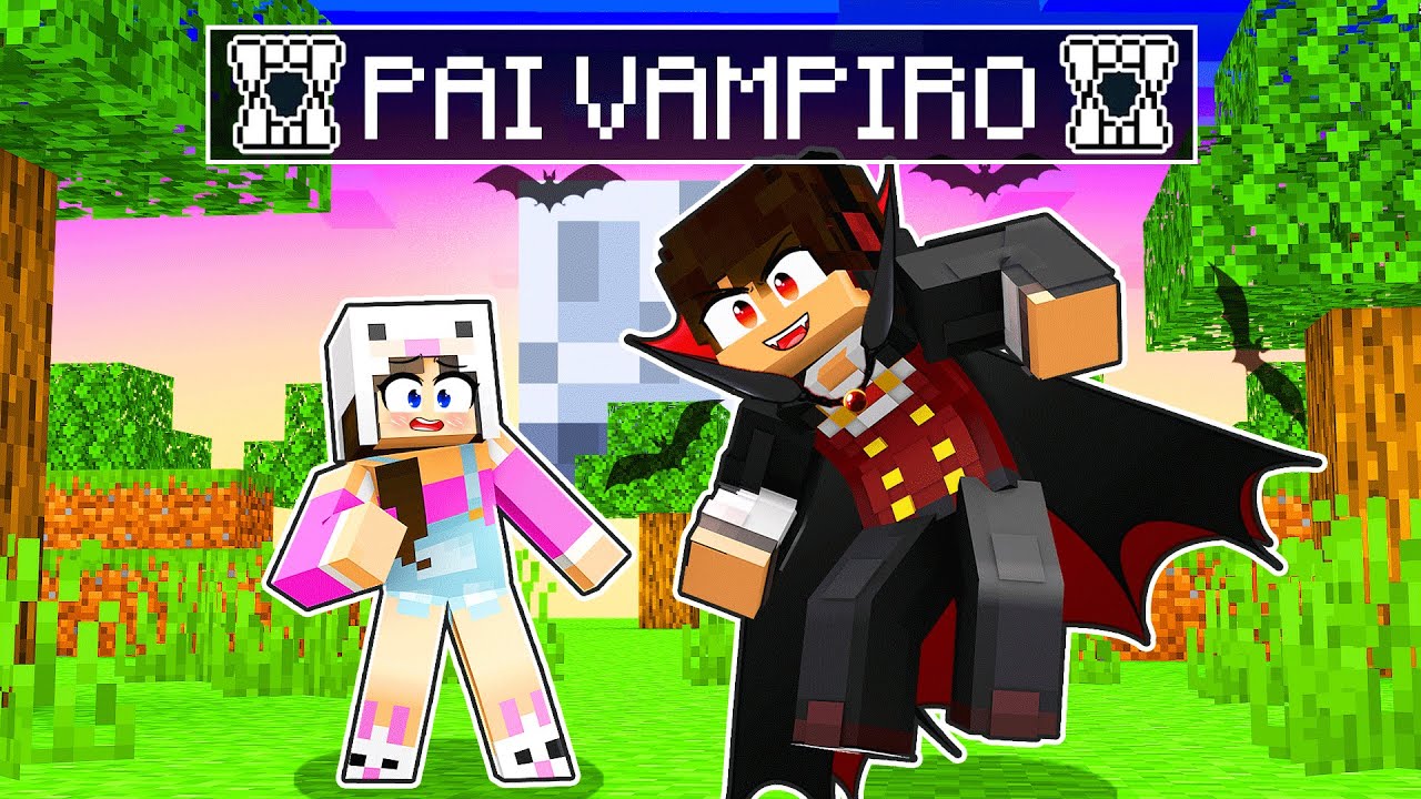 MEU PAPAI é um VAMPIRO no Minecraft !