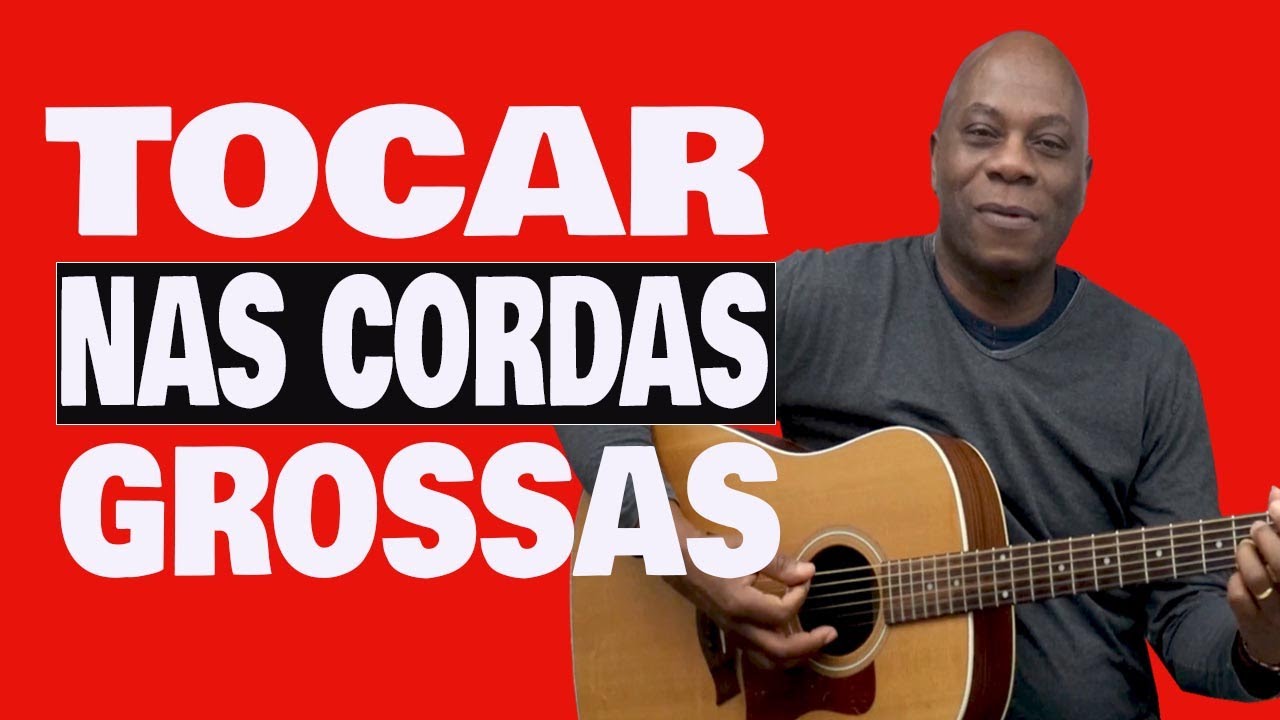 🎸 TRUQUE RÁPIDO PARA TOCAR  nas  CORDAS GROSSAS igual um PROFISSIONAL! 🔥Com Solar VIOLÃO