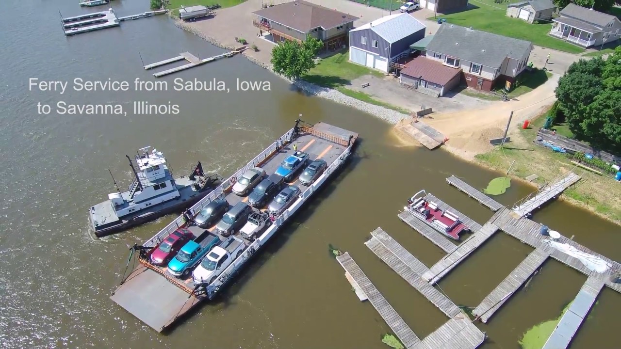 Sabula Savanna Ferry Service YouTube