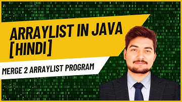 Merge 2 ArrayList Program in Java [Hindi] | Java in Hindi