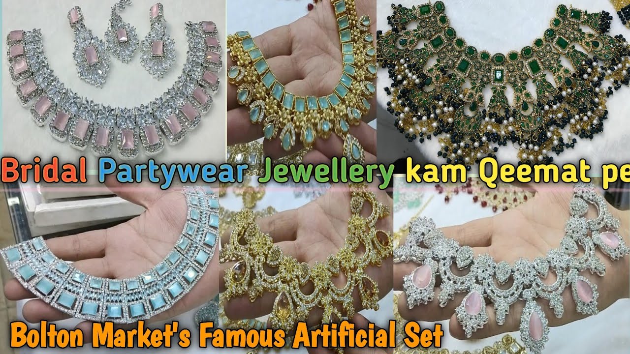 Bolton Market's Famous Bridal,Partywear Jewellery | Kashee's Triple layer set | Dudo'sWorld