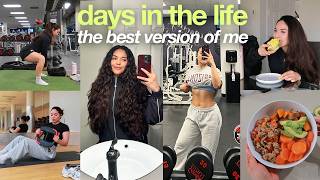 days in the life | gym, groceries, hair routine, consistency hacks