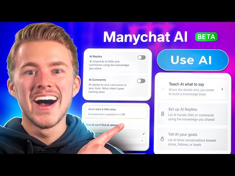 NEW Manychat AI Features Just Released (Full Walkthrough)