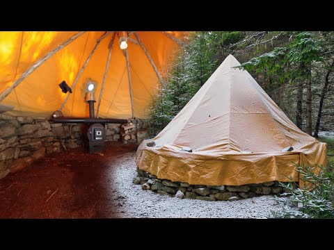 Building Our Stone Hut Shelter Full Build 