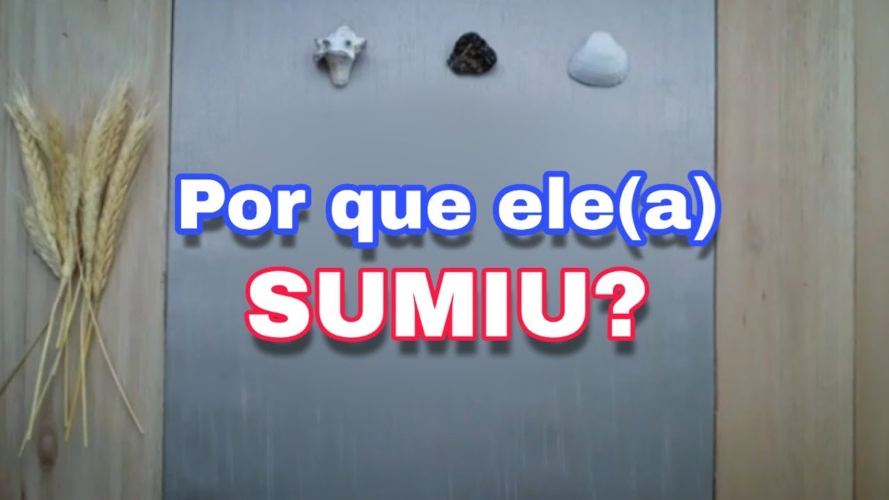 Ele(a) sumiu, o que ACONTECEU? | Tarot Responde