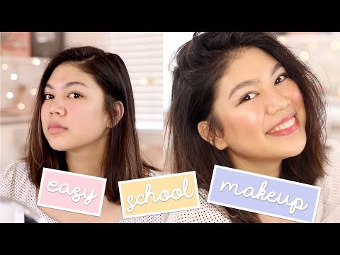 School Makeup (Natural Lang na Pwede Pang Acne-Prone Skin!) | Janina Vela