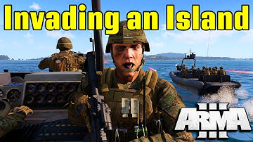 60 Players Simulate a Naval Invasion | Arma 3 Zeus