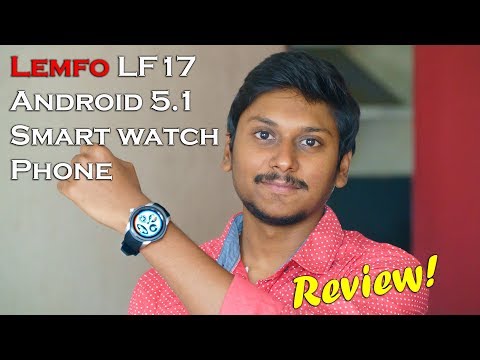 New Android 5.1 Smartwatch with SD Card  Lemfo LF17 Unboxing & Review!