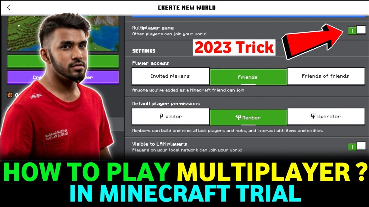How to play multiplayer in minecraft trial in hindi || minecraft trial ...