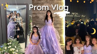 SENIOR PROM✨| GRWM picking out prom dresses, skincare routine